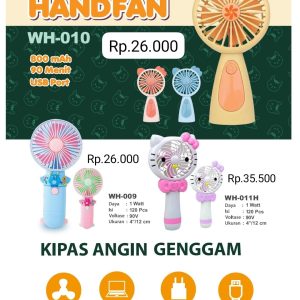 KIPAS ANGIN GENGGAN MINI HANDFAN 800 mAh