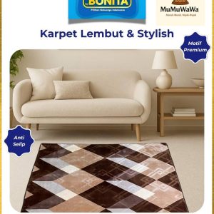 KARPET VIONA BY BONITA KARPET LEMBUT & STYLISH MOTIF PREMIUM KLS16