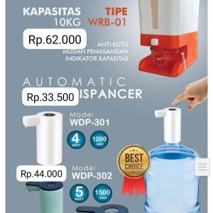 RICE STORAGE KAPASITAS 10KG TIPE WRB-01