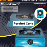 Kompor Gas 1 Tungku Stainless TD