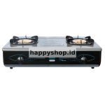 Kompor Gas 2 Tungku RINNAI 712-TG Hitam