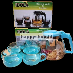 Tea Pot Kaca 5 in 1 Idola